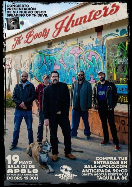 Th' Booty Hunters exhibirán su valiente garrullo grass en la sala Apolo este 19 de mayo Th' Booty Hunters exhibirán su valiente garrullo grass en la sala Apolo este 19 de mayo