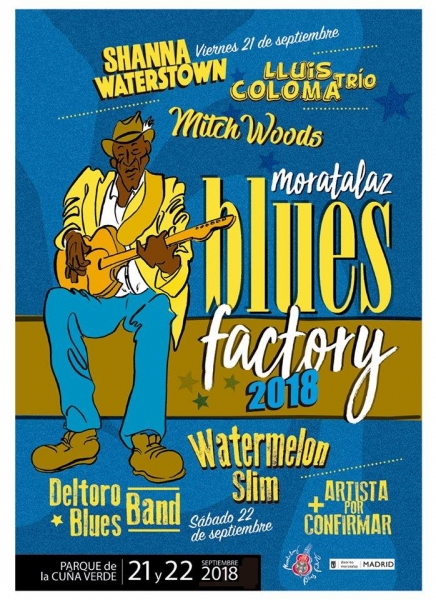 Chris O'Leary en Moratalaz Blues Factory 2018 Chris O'Leary en Moratalaz Blues Factory 2018