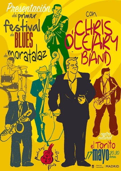 Chris O'Leary en Moratalaz Blues Factory