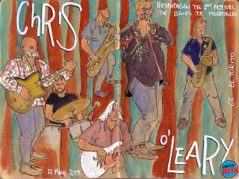 The Chris O’Leary Band Moratalaz 2018 Madrid