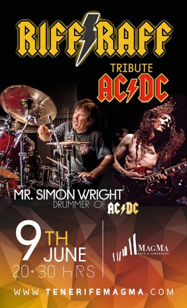 Simon Wright, ex batería de ACDC, actuará en Tenerife