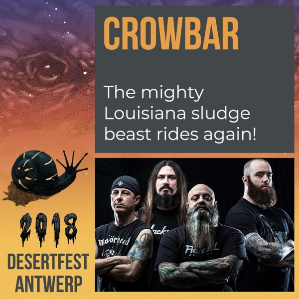 Desertfest Bélgica anuncia nuevas confirmaciones Crowbar