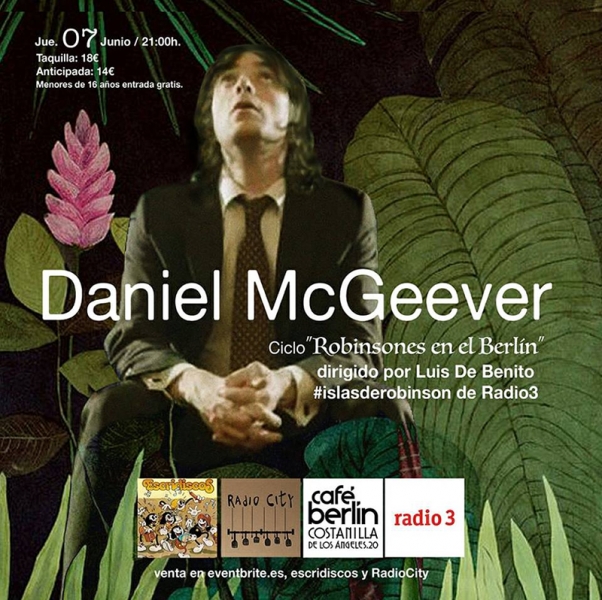 Daniel McGeever Madrid Cross the Water nuevo disco.7 Daniel McGeever Madrid Cross the Water nuevo disco.7