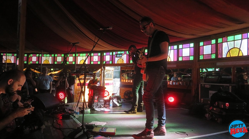 Hugo Race & Michelangelo Russo Trashville Azkena Rock 2018 Hugo Race & Michelangelo Russo Trashville Azkena Rock 2018