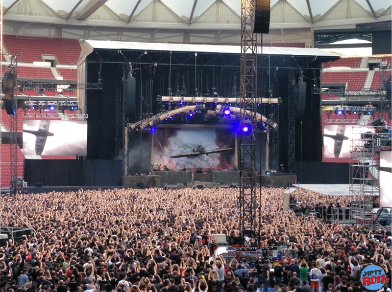 Iron Maiden crónica Madrid 2018 Metropolitano.