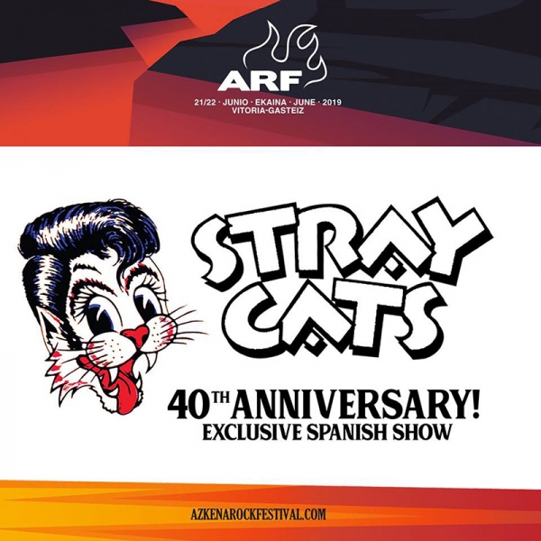 Stray Cats, Tesla y Blackberry Smoke lideran las nuevas confirmaciones del Azkena Rock 2019