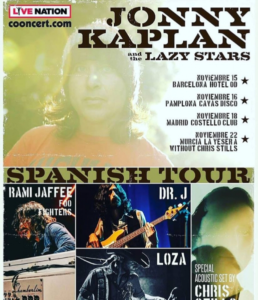 Gira española de Jonny Kaplan con Rami Jaffe 2018