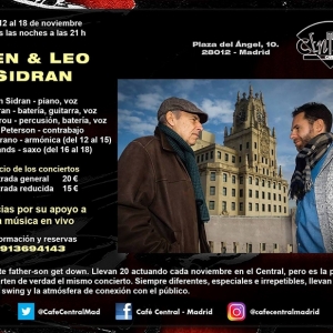 Ben y Leo Sidran celebran 20 años de música en el Café Central