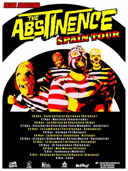 The Abstinence gira española 2018