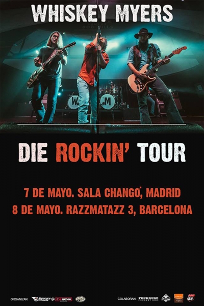 Whiskey Myers en Barcelona y Madrid mayo 2019