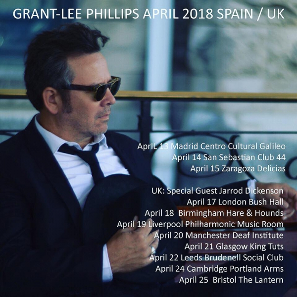 Grant-Lee Phillips actuará por primera vez en Madrid, San Sebastián y Zaragoza 2018