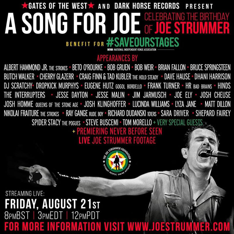 A song for Joe concierto tributo a Joe Strummer