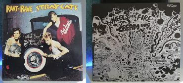 Stray Cats Rant N' Rave with the Stray Cats Cream Wheels of Fire disco