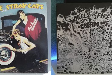 Stray Cats Rant N' Rave with the Stray Cats Cream Wheels of Fire disco