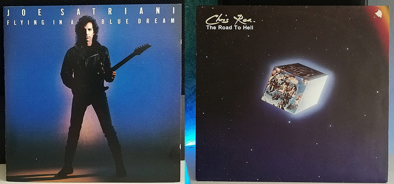 Chris Rea The Road to Hell Joe Satriani Flying in a Blue Dream disco