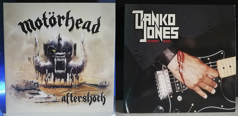 Motörhead Aftershock Danko Jones We Sweat Blood disco