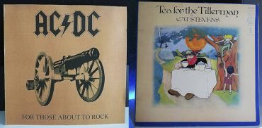 ACDC For Those About to Rock (We Salute You) Cat Stevens Tea for the Tillerman disco