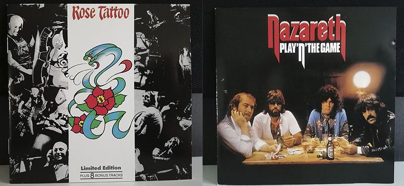 Rose Tattoo Rose Tattoo Nazareth Nazareth Play 'n' the Game disco