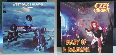 West, Bruce and Laing Why Dontcha Ozzy Osbourne Diary of a Madman disco