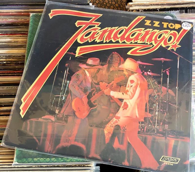 ZZ Top Fandango! disco