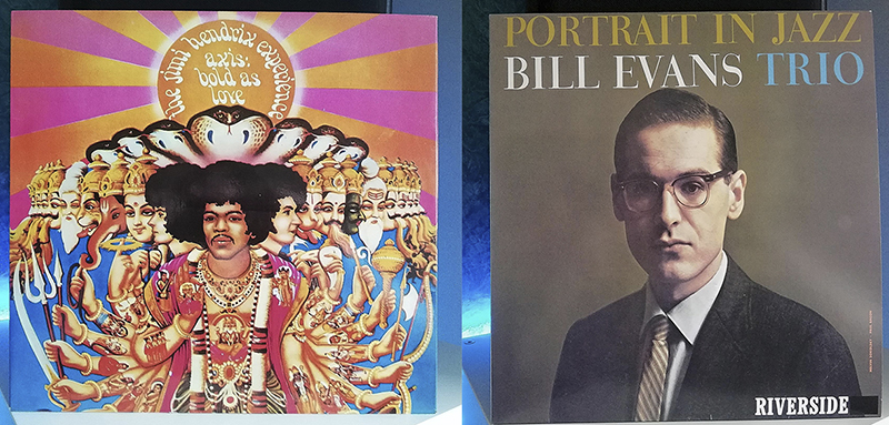 Jimmy Hendrix Experience Axis Bold as Love Bill Evans Portrait in Jazz disco