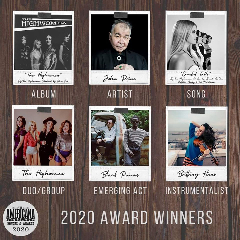 The Highwomen triunfan en los premios de la Americana Music 2020
