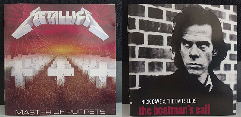 Metallica Master of Puppets Nick Cave and The Bad Seeds The Boatman's Call disco