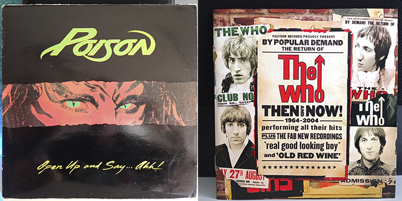 Poison Open Up And Say ...Ahh! The Who Then And Now disco