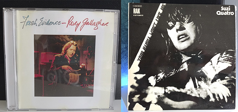 Rory Gallagher Fresh Evidence Suzi Quatro Your Mamma Won't Like Me disco