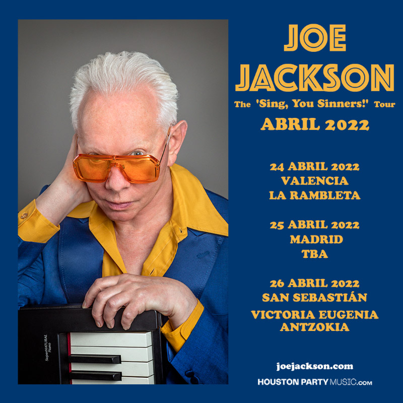 Joe Jackson anuncia gira española para abril de 2022