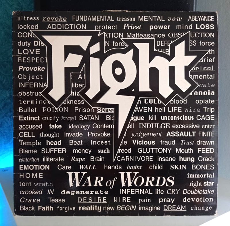 Fight ‎– War Of Words disco