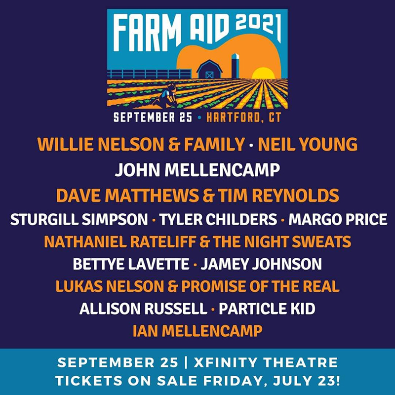 Un Farm Aid 2021 sin Neil Young