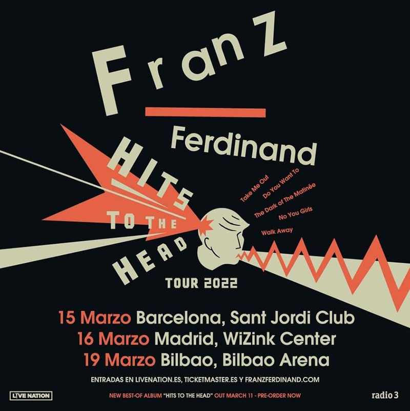 Franz Ferdinand anuncian gira española y nueva canción, Billy Goodbye