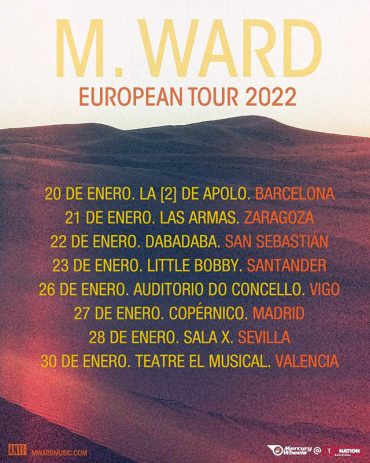 M. Ward anuncia con ocho conciertos en 2022