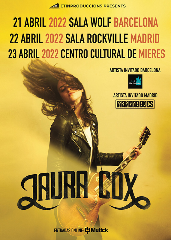 Laura Cox gira 2022