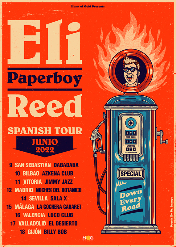 Eli Paperboy gira.