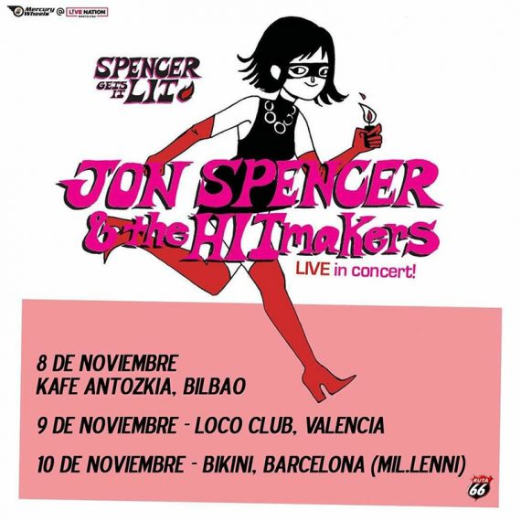 Jon Spencer gira noviembre