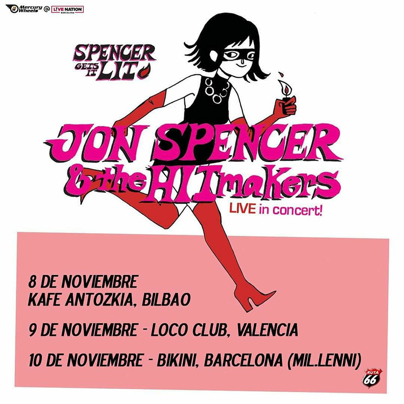 Jon Spencer gira noviembre