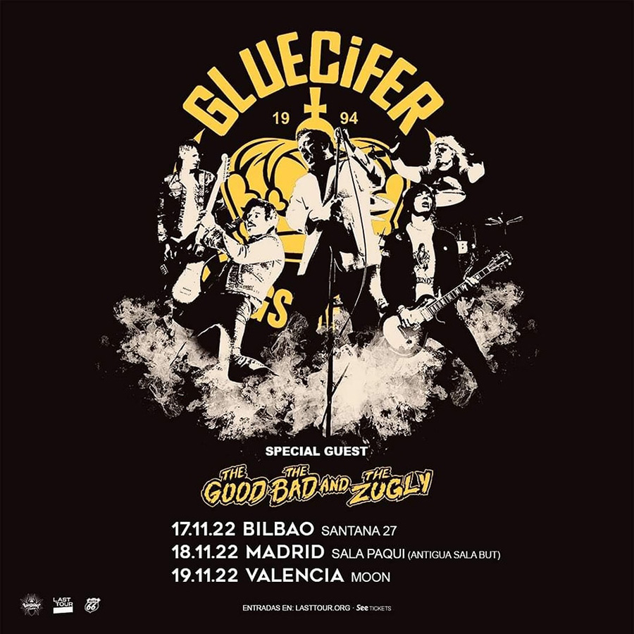 Gluecifer girarán por España en noviembre junto con The Good The Bad and The Zugly