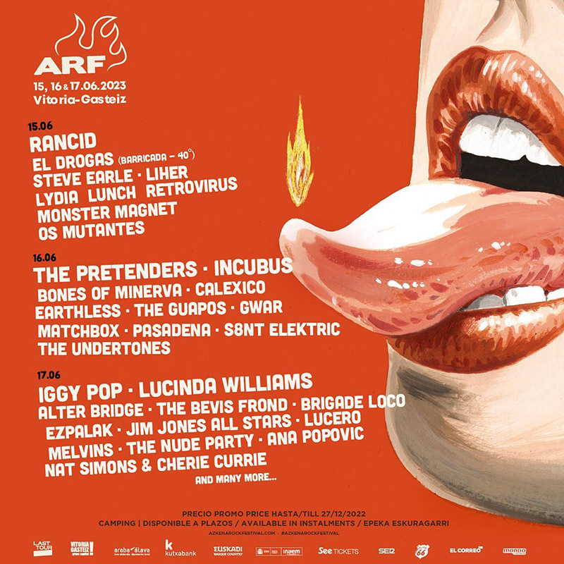 Azkena Rock Festival 2023 Incubis Cheririe Curie