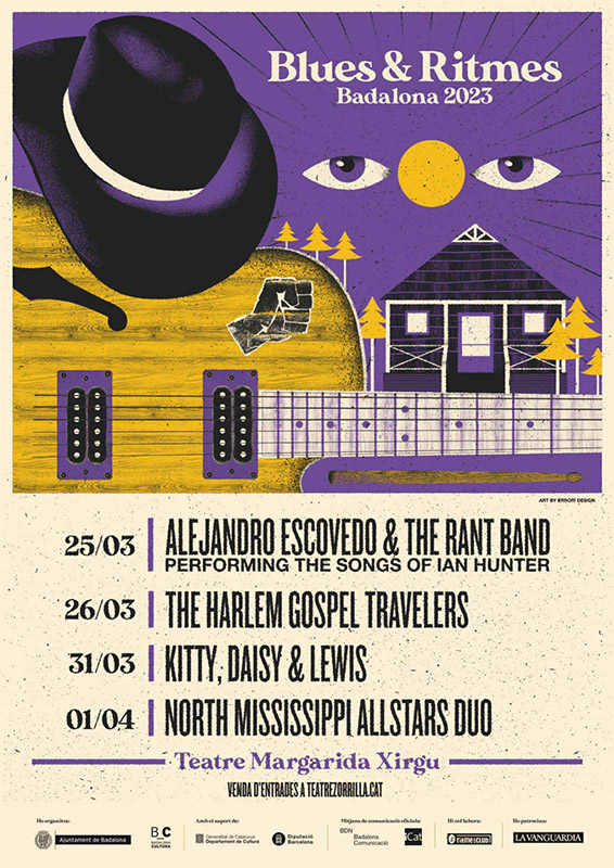 El festival Blues & Ritmes de Badalona anuncian a Alejandro Escovedo, North Mississippi Allstars Duo, Kitty, Daisy & Lewis y The Harlem Gospel Travelers
