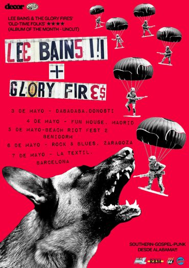 Gira en mayo de Lee Bains + The Glory Fires 2023