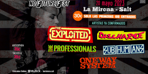 The Exploited "No Future Fest 2023" Girona