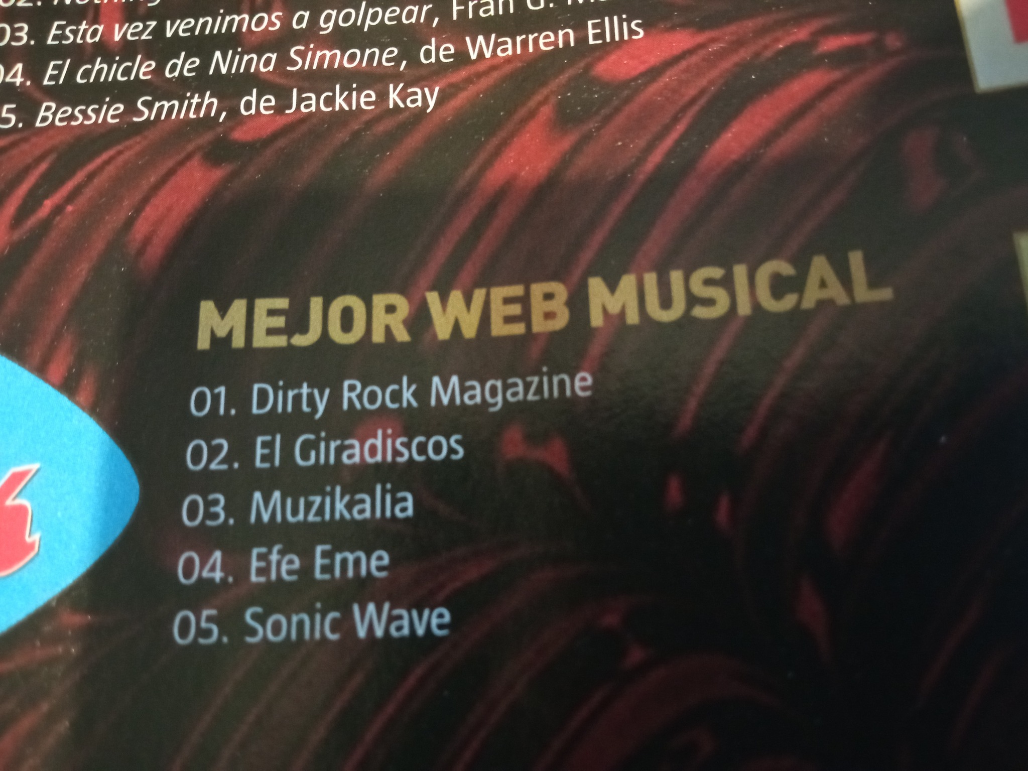 Dirty Rock mejor web musical 2022 Ruta 66