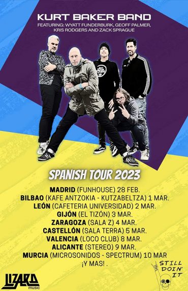 Gira de Kurt Baker en febrero y marzo