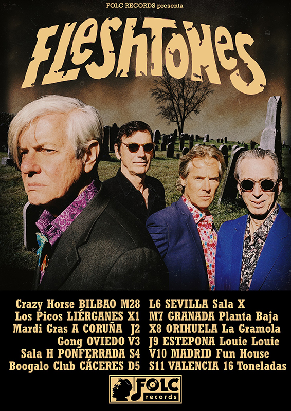 Gira de The Fleshtones para presentar Face of the Screaming Werewolf