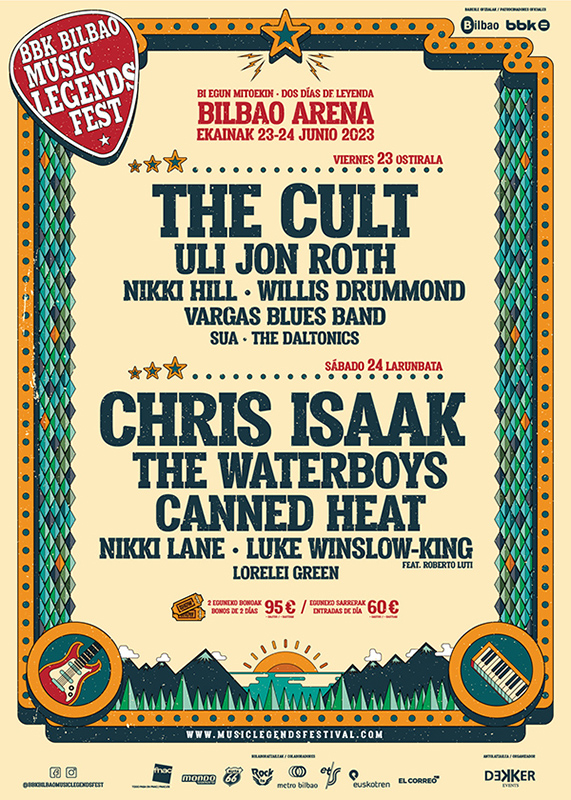 Bilbao BBK Music Legends Festival cierra su cartel Chris Isaak, Luke Winslow King y Nikki Lane