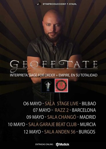 Gira de Geoff Tate: El legado de Queensrÿche