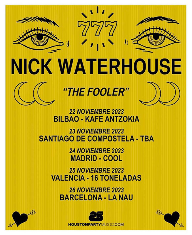 Nick Waterhouse girará en noviembre para presentar The Fooler