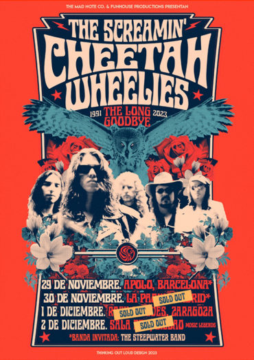 The Screamin' Cheetah Wheelies y The Steepwater Band en Madrid.